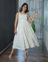 MULMUL EILEEN IVORY HAND BLOCK PRINTED DRESS MULMUL EILEEN IVORY HAND BLOCK PRINTED DRESS